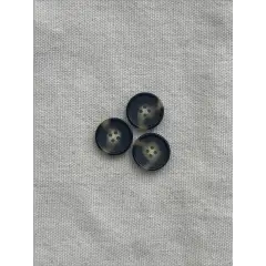 Knap beige og sort Ø17 - Knapper