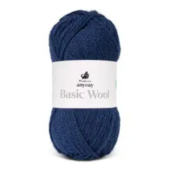 Anyday Basic Wool Navyblå - Anyday Basic Wool