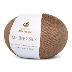 Merino Silk klassisk camel - Merino Silk
